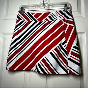 Jude Connally Red White Blue Morgan Golf Skort Size XS